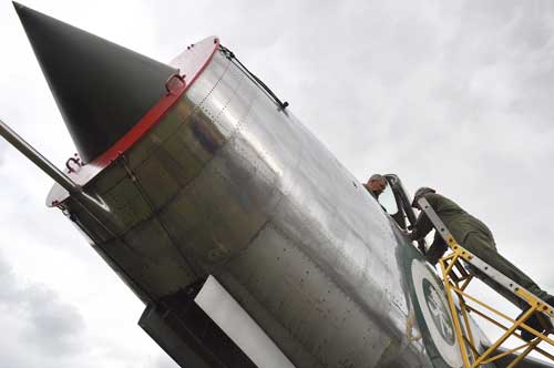 Volunteers at the City Of Norwich Aviation Museum